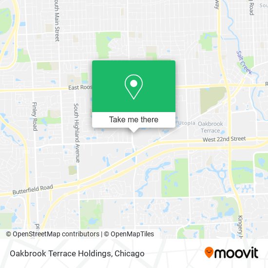 Oakbrook Terrace Holdings map