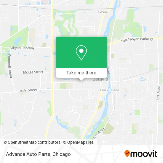 Advance Auto Parts map