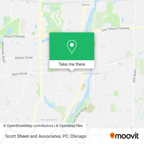 Mapa de Scott Sheen and Associates, PC
