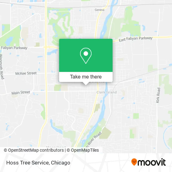 Hoss Tree Service map
