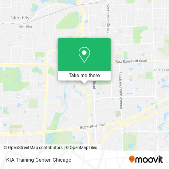 KIA Training Center map