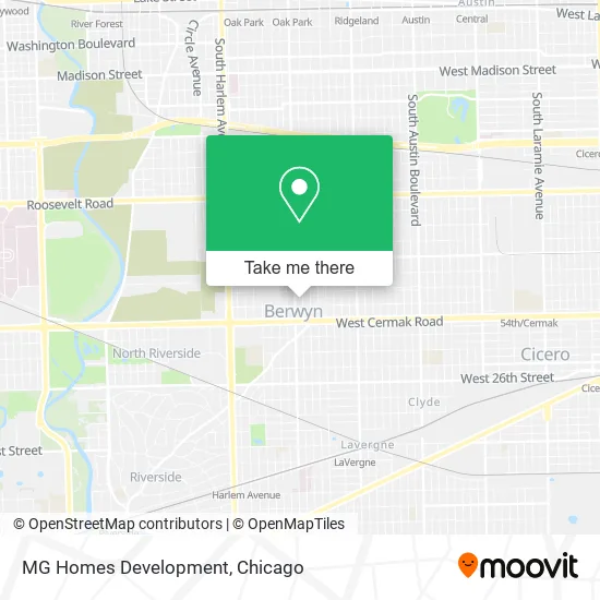 MG Homes Development map