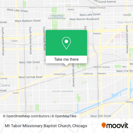 Mapa de Mt Tabor Missionary Baptist Church