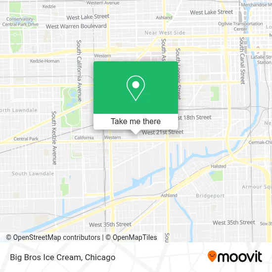 Big Bros Ice Cream map