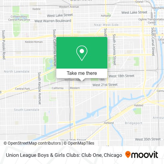 Union League Boys & Girls Clubs: Club One map