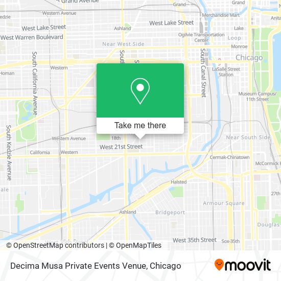 Decima Musa Private Events Venue map
