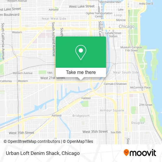 Urban Loft Denim Shack map