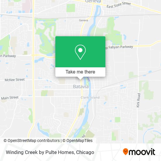 Mapa de Winding Creek by Pulte Homes