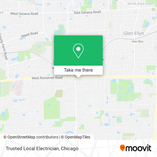 Trusted Local Electrician map
