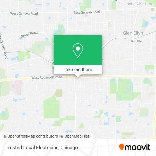 Mapa de Trusted Local Electrician