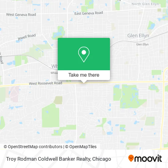 Mapa de Troy Rodman Coldwell Banker Realty
