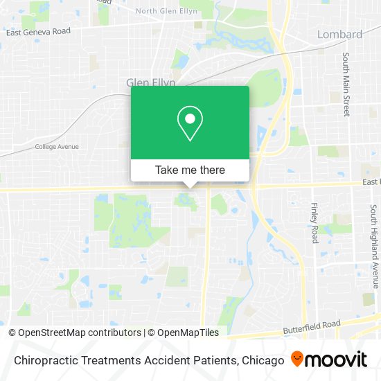 Chiropractic Treatments Accident Patients map