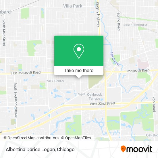 Albertina Darice Logan map