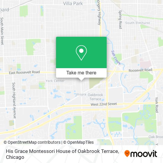 Mapa de His Grace Montessori House of Oakbrook Terrace