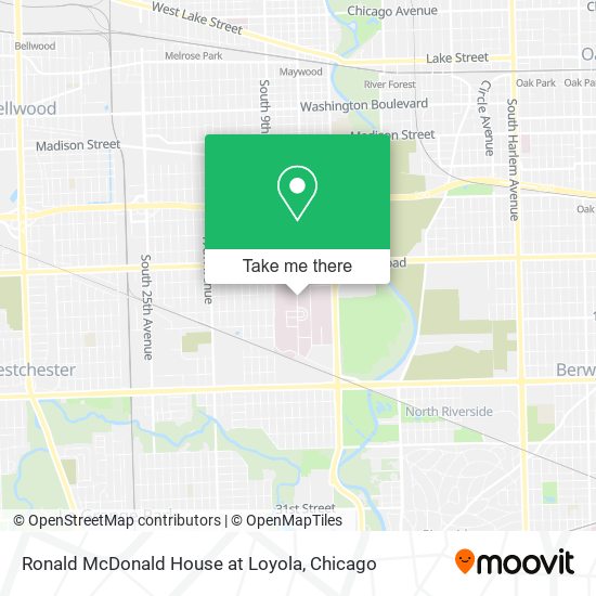 Ronald McDonald House at Loyola map