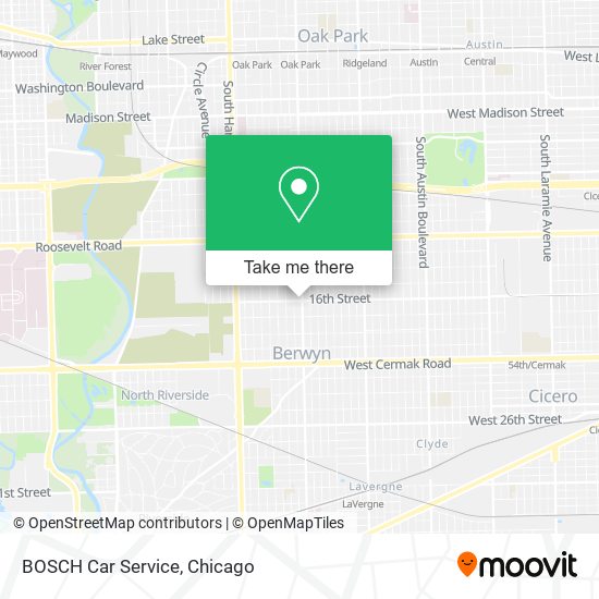 BOSCH Car Service map