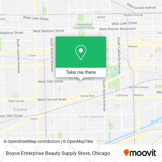 Boyce Enterprise Beauty Supply Store map