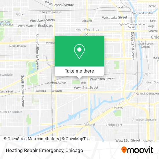 Heating Repair Emergency map