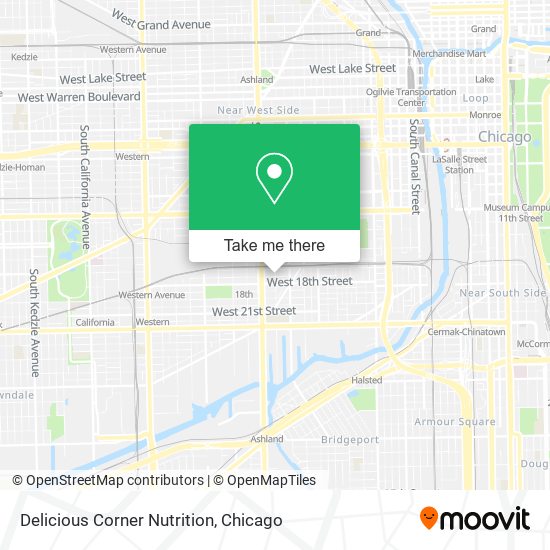 Mapa de Delicious Corner Nutrition