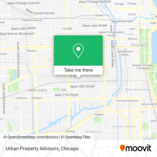 Urban Property Advisors map