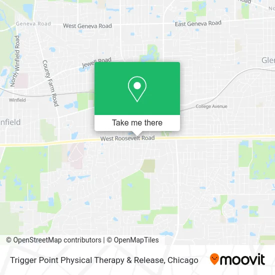 Trigger Point Physical Therapy & Release map