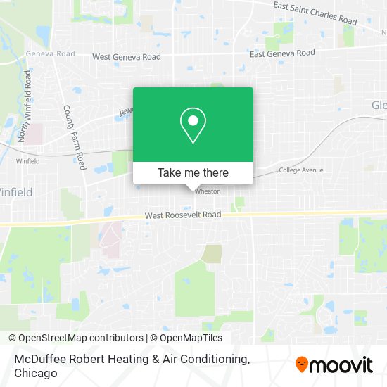 Mapa de McDuffee Robert Heating & Air Conditioning