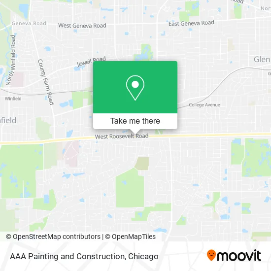 AAA Painting and Construction map