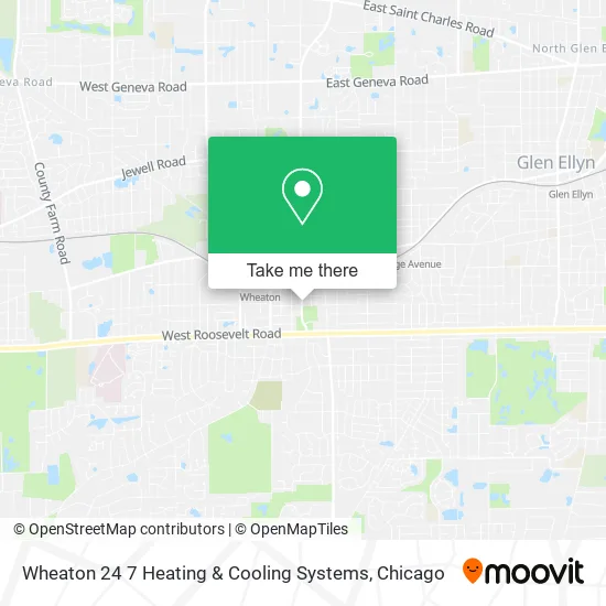 Mapa de Wheaton 24 7 Heating & Cooling Systems