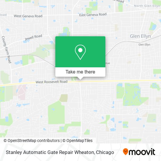 Stanley Automatic Gate Repair Wheaton map