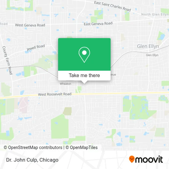 Dr. John Culp map