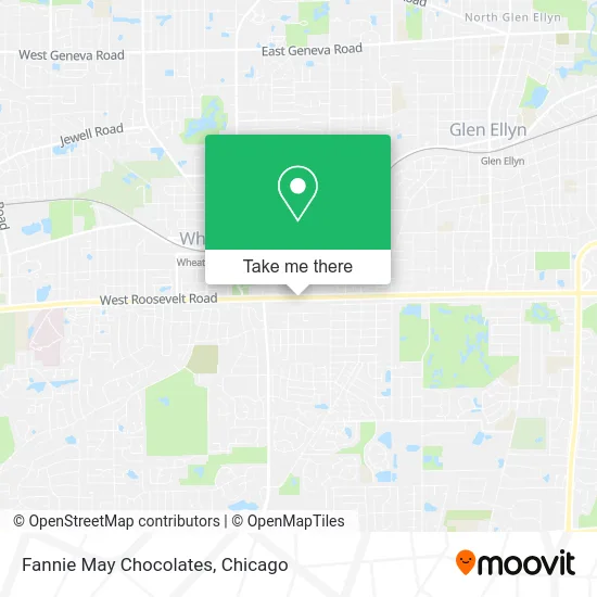 Fannie May Chocolates map