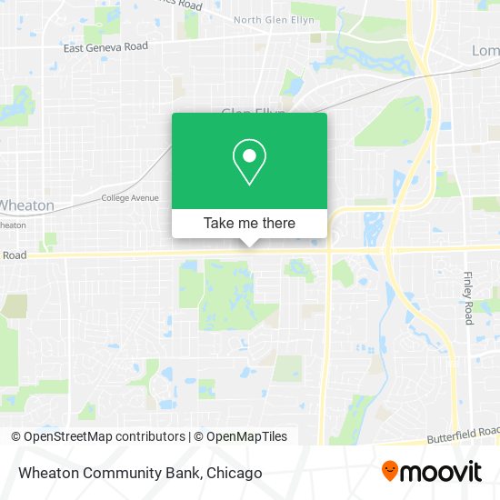 Wheaton Community Bank map