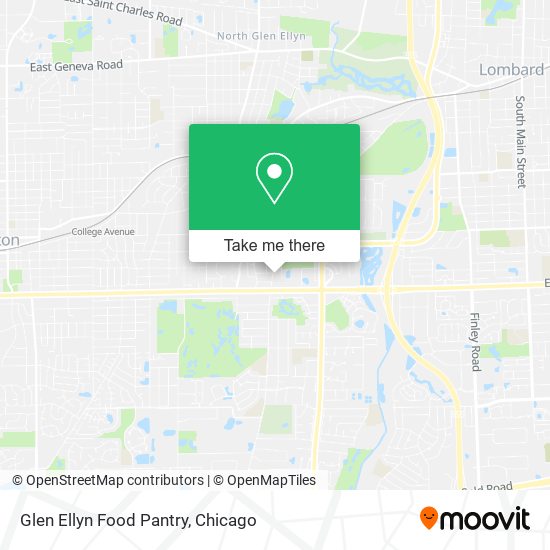 Glen Ellyn Food Pantry map