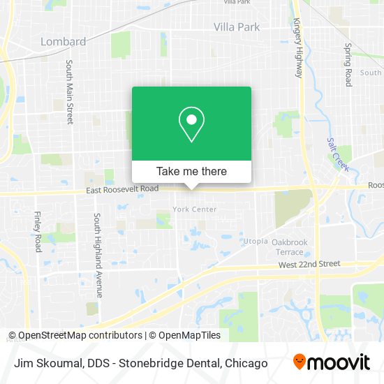 Jim Skoumal, DDS - Stonebridge Dental map