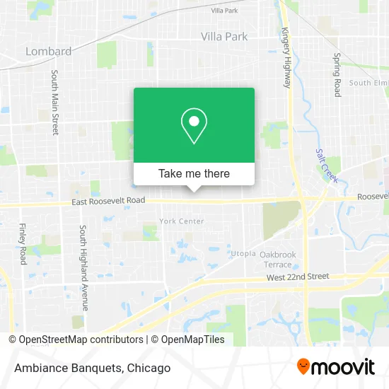 Ambiance Banquets map