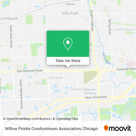 Willow Pointe Condominium Association map