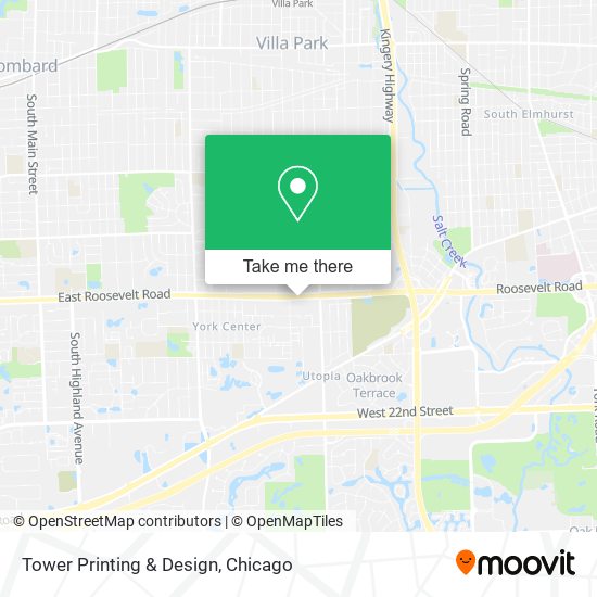 Tower Printing & Design map