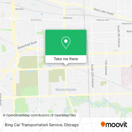 Bing Car Transportation Service map