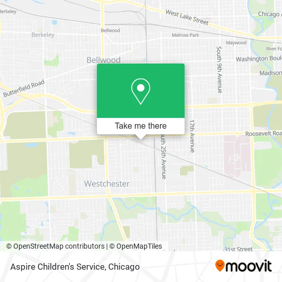 Aspire Children's Service map