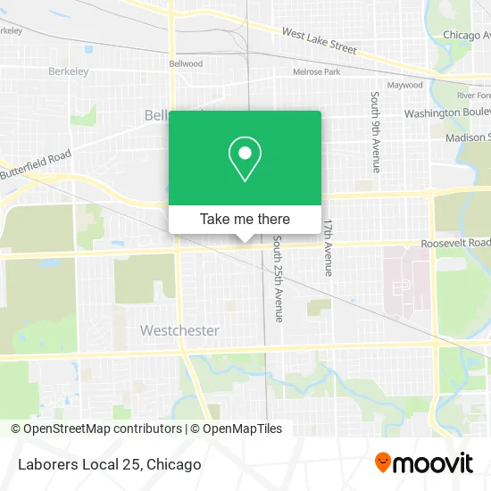 Laborers Local 25 map