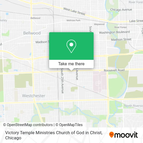 Victory Temple Ministries Church of God in Christ map