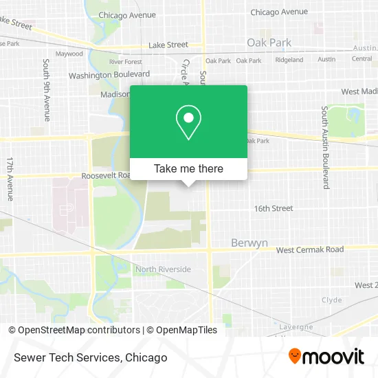 Sewer Tech Services map