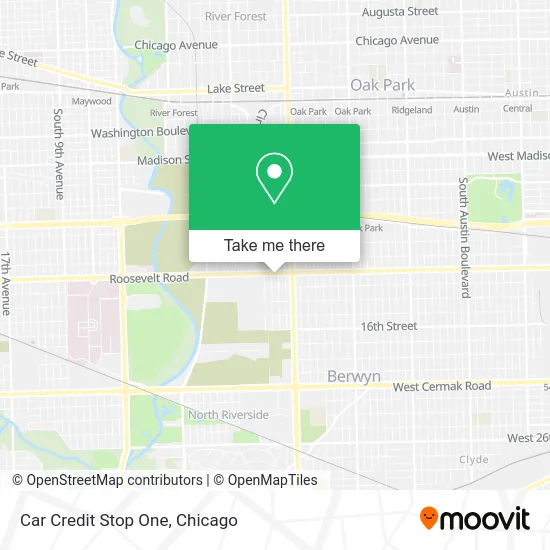 Car Credit Stop One map