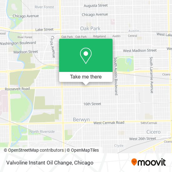 Mapa de Valvoline Instant Oil Change