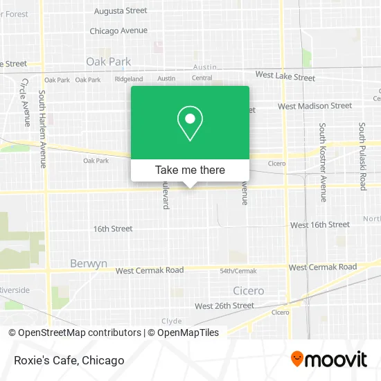 Roxie's Cafe map