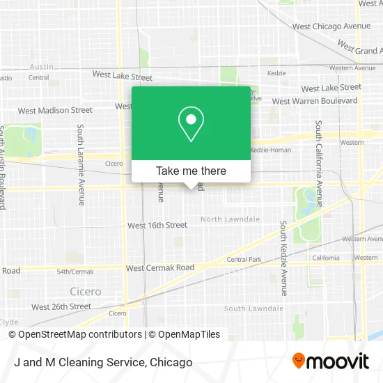J and M Cleaning Service map