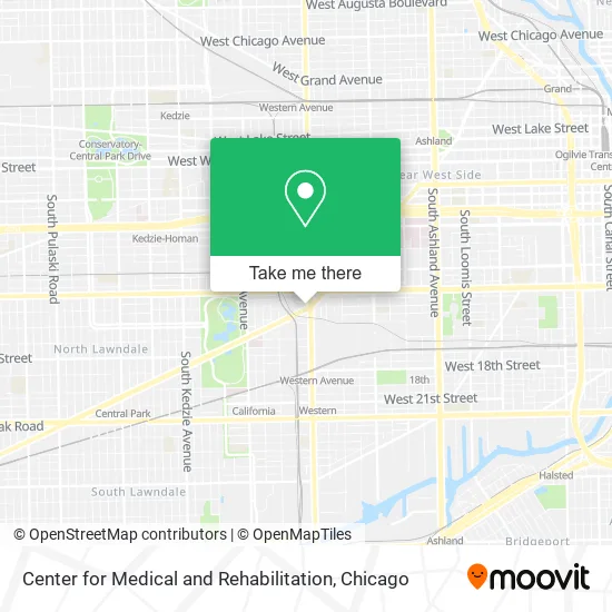 Mapa de Center for Medical and Rehabilitation
