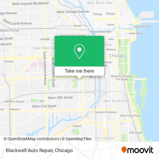 Blackwell Auto Repair map