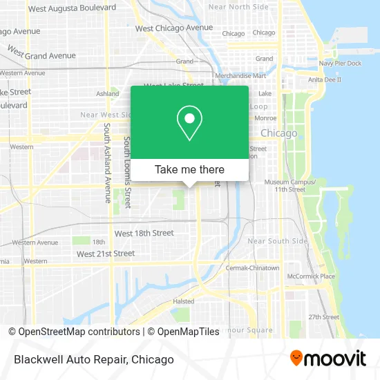 Blackwell Auto Repair map