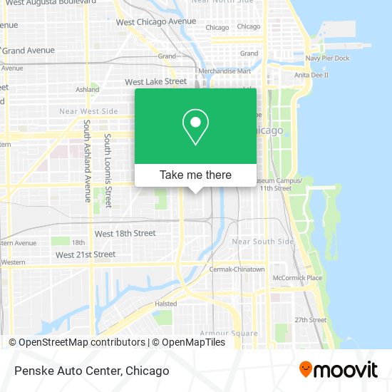 Mapa de Penske Auto Center